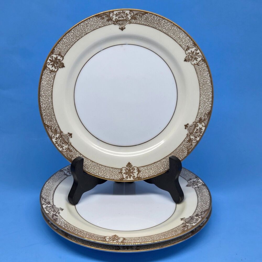 Noritake Marcisite 7.5" Salad Plates Bundle of 3